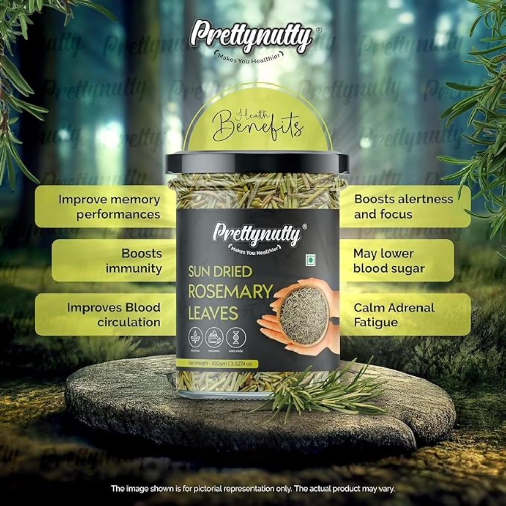 Pretty Nutty 100% Natural Rosemary Dried Leaves