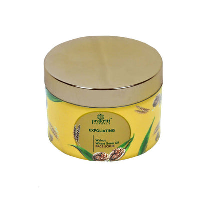 Prakriti Herbals Exfoliating Walnut Wheat Germ Oil Face Scrub