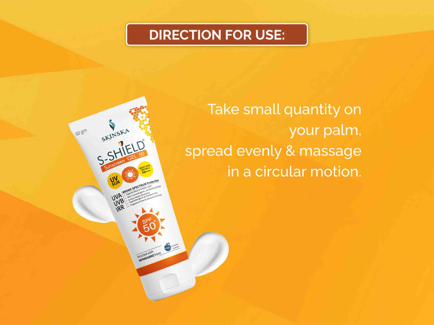 S-Shield Sunscreen Gel SPF 50