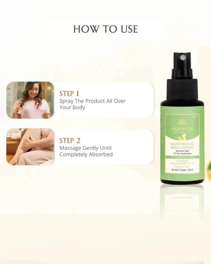 AreoVeda Moisturising Spray Lotion