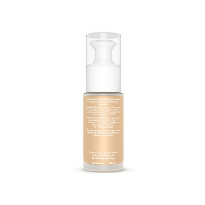 Mamaearth Hydra-Glow Full Coverage Foundation With Vitamin C & Turmeric - Beige Glow
