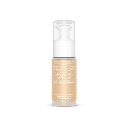 Mamaearth Hydra-Glow Full Coverage Foundation With Vitamin C & Turmeric - Beige Glow