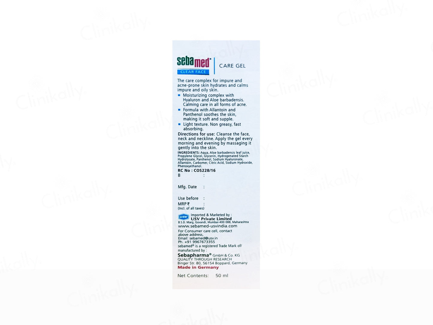 Sebamed Clear Face Care Gel