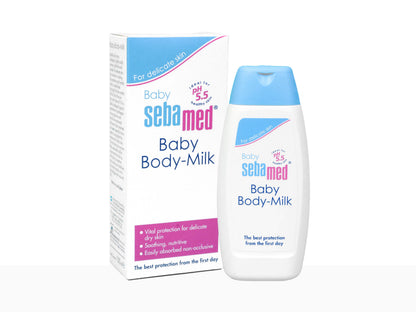 Sebamed Baby Body-Milk packaging on a white background
