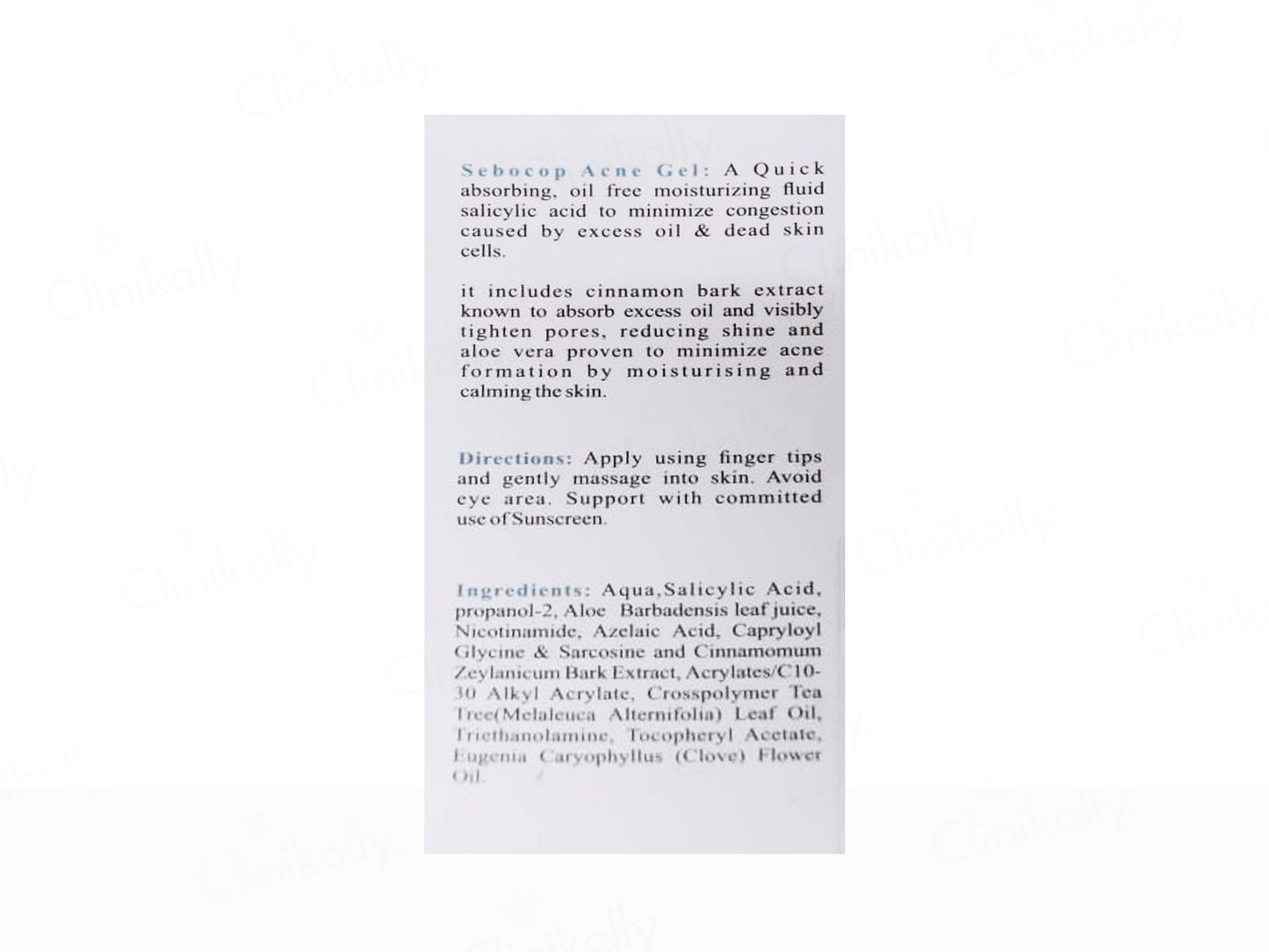 Sebocop Acne Gel
