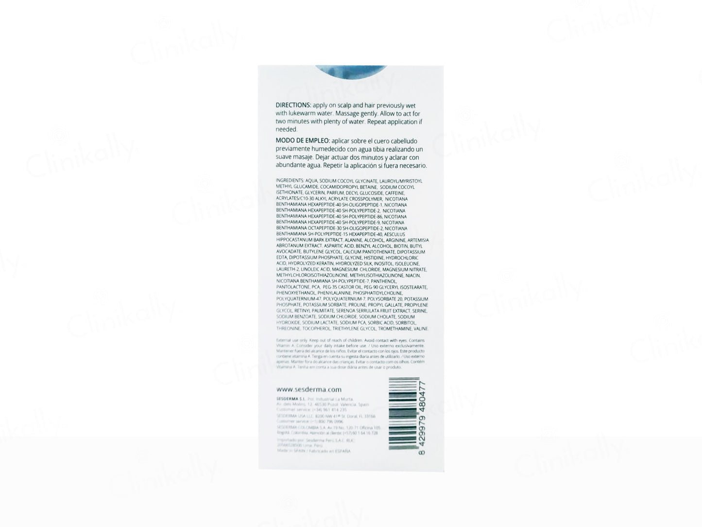 Sesderma Seskavel Growth Anti-Hair Loss Shampoo