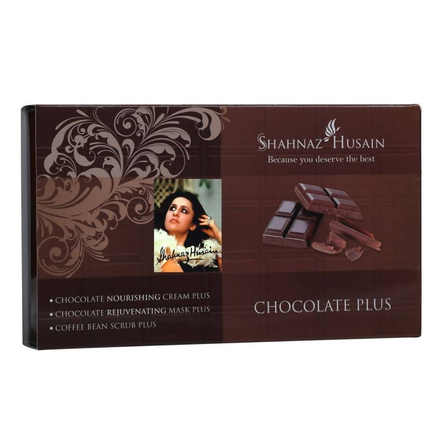 Shahnaz Husain Chocolate Plus product packaging on a white background