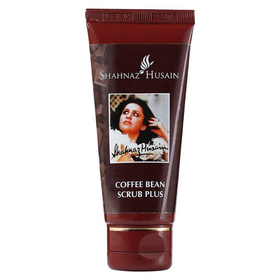 Shahnaz Husain Coffee Bean Scrub Plus tube on a white background