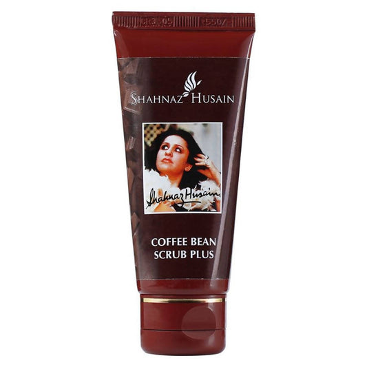 Shahnaz Husain Coffee Bean Scrub Plus tube on a white background