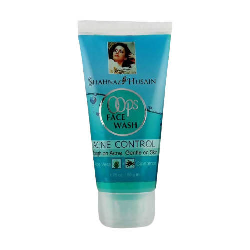 Shahnaz Husain Ops Face Wash Acne Control tube on a white background