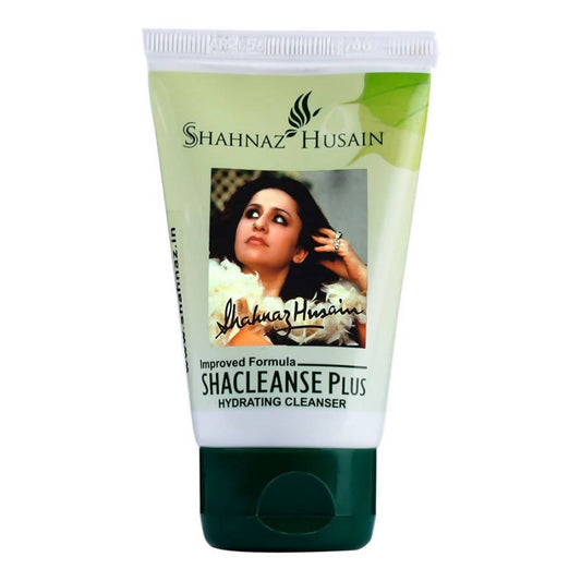 Shahnaz Husain Shacleanse Plus Hydrating Cleanser tube on a white background