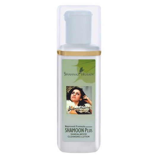 Shahnaz Husain Shampoo Plus bottle on a white background
