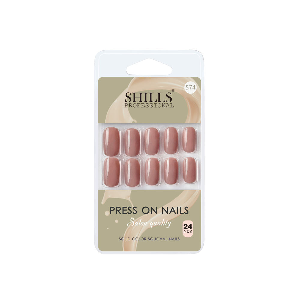 Shills Professional Reusable Press On Nails Square - SPN574