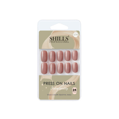 Shills Professional Reusable Press On Nails Square - SPN574