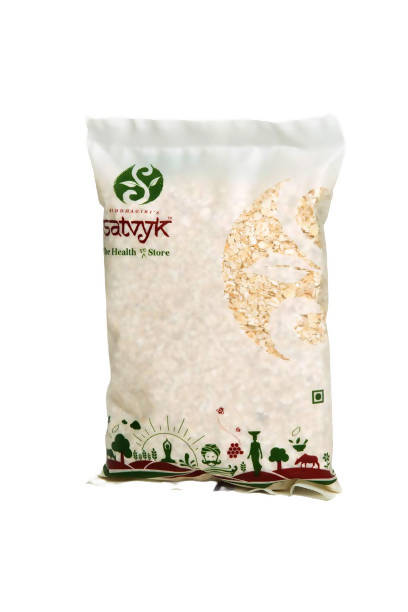 Bag of Satyam rice with brand logo on a white background