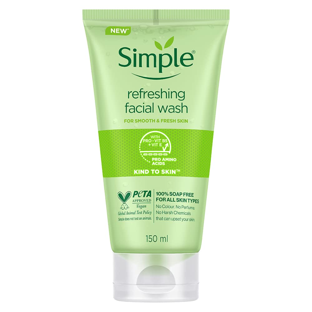 Simple Refreshing Face Wash for All Skin Types - 150ml