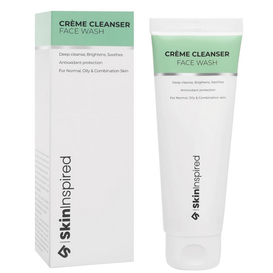Cèreme Cleanser Face Wash packaging with green and white design on a white background