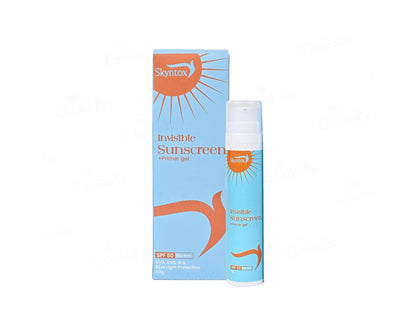 Skyntox Invisible +Primer Sunscreen Gel SPF 50 PA++++