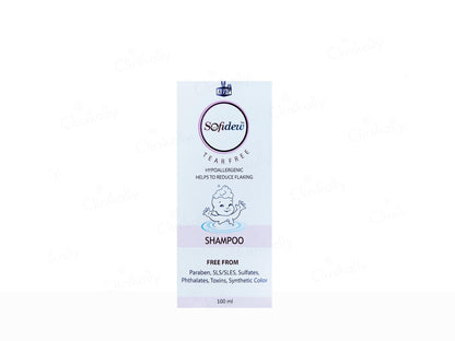 Sofidew shampoo packaging on a white background