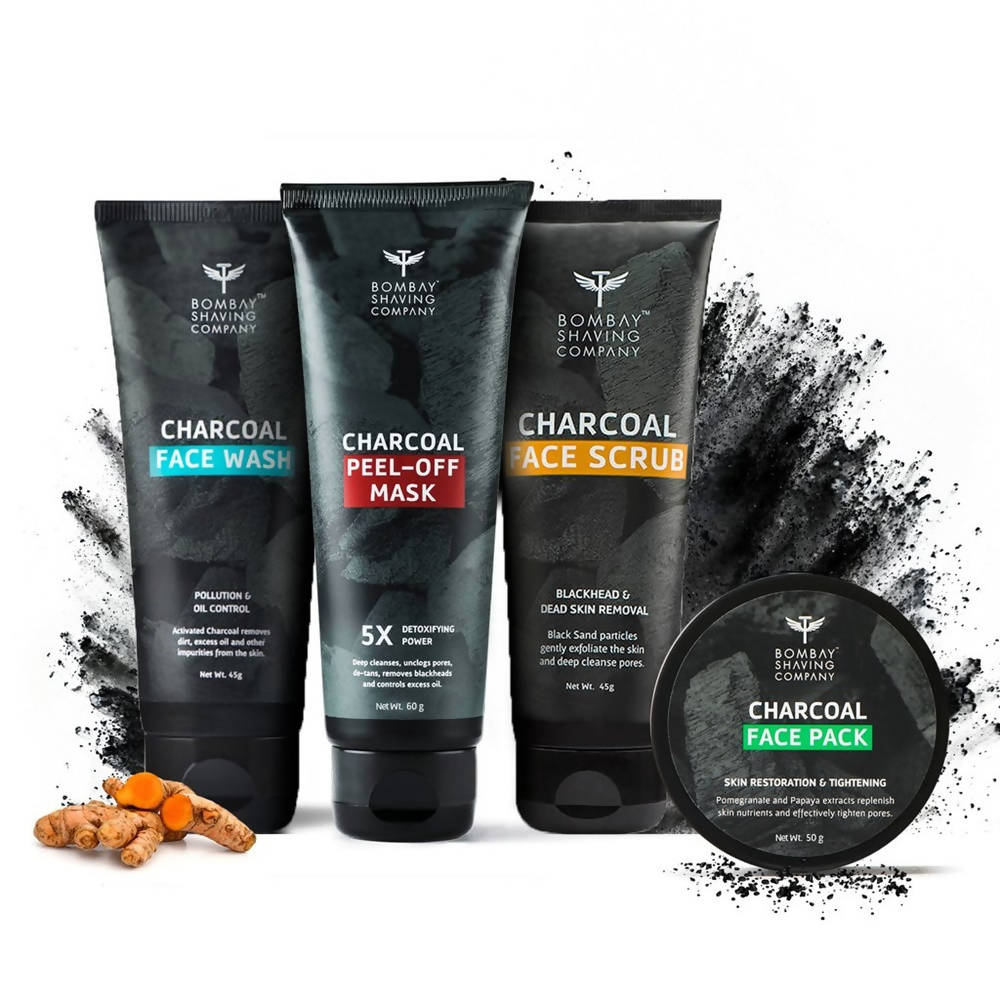 Bombay Shaving Company Charcoal FacialKit Starter  With Super Foods