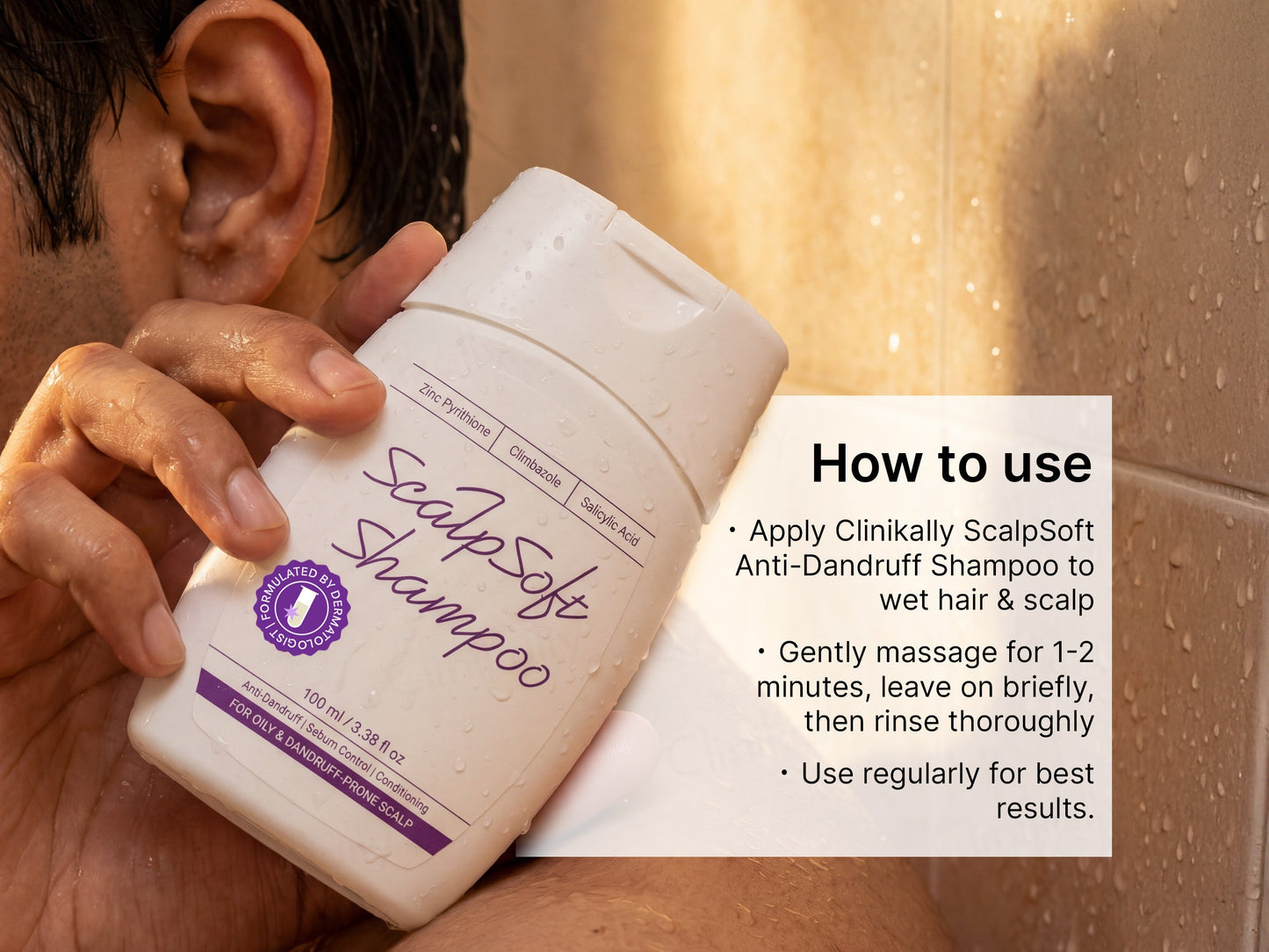 Clinikally ScalpSoft Anti-Dandruff Shampoo