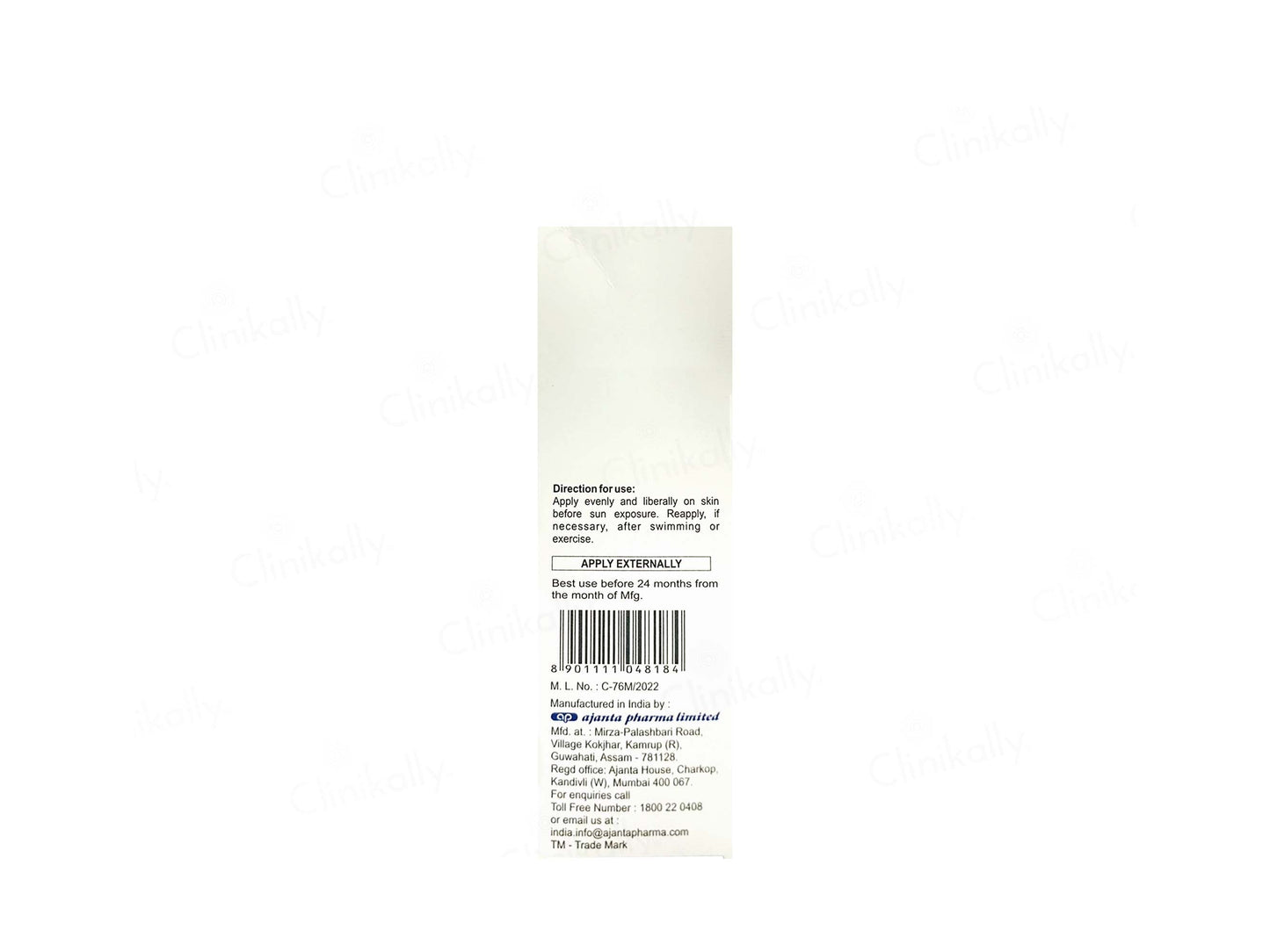 Sunstop SPF 19 Sunscreen Cream