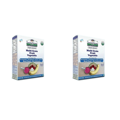 TummyFriendly Foods Organic Sprouted MultiGrain Fruit Vegetable Porridge Mix