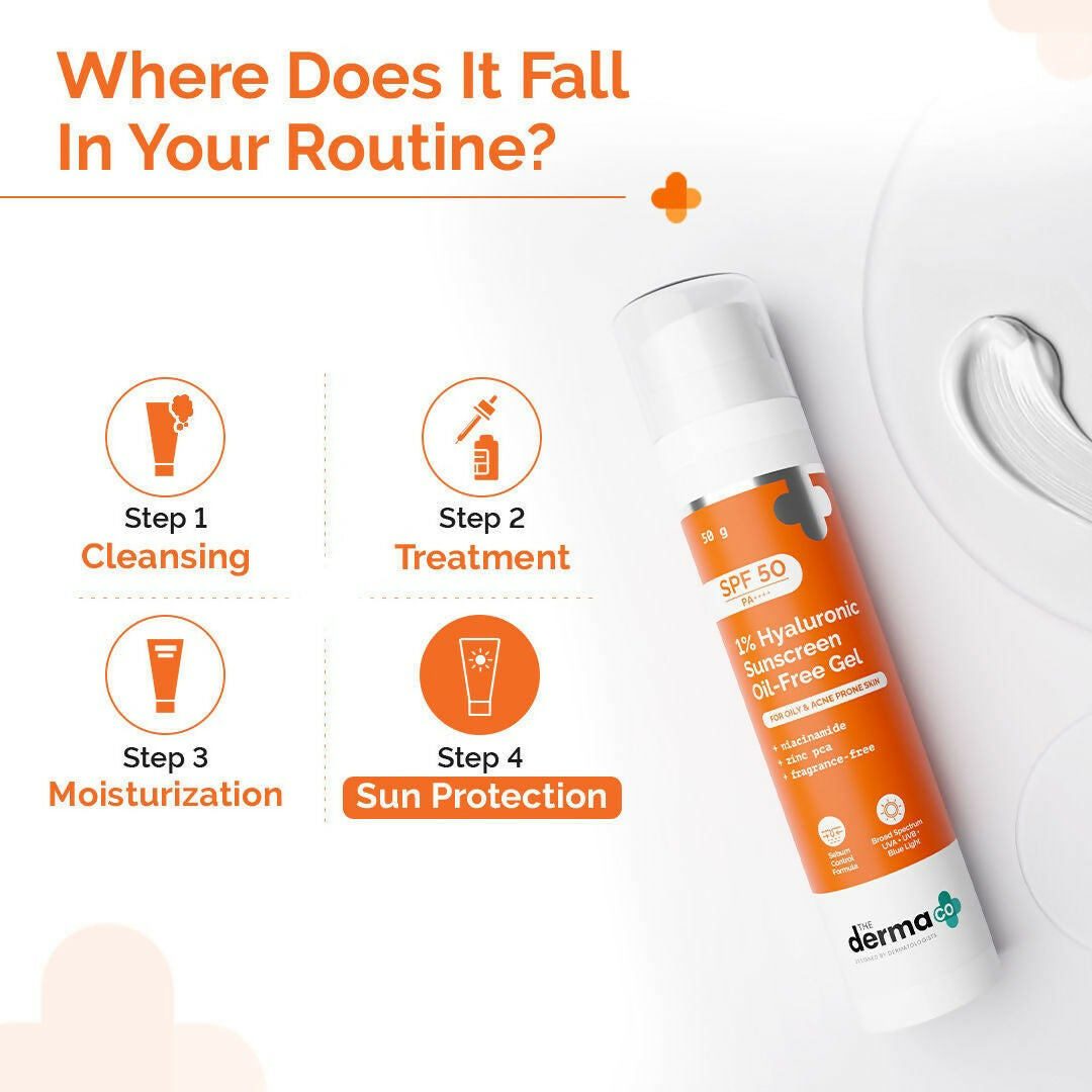 The Derma co. 1% Hyaluronic Sunscreen Oil-Free Gel