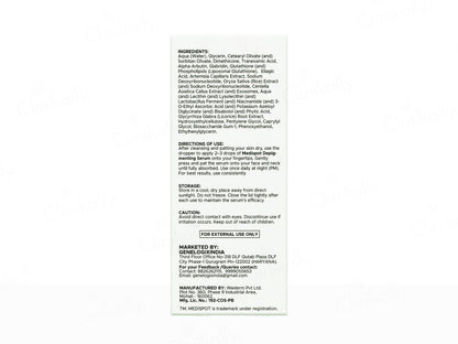 The Good Cause Medispot Advanced Brightening & Depigmenting Face Serum