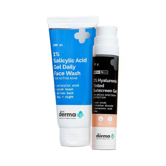 Two skincare products from derma e on a white background