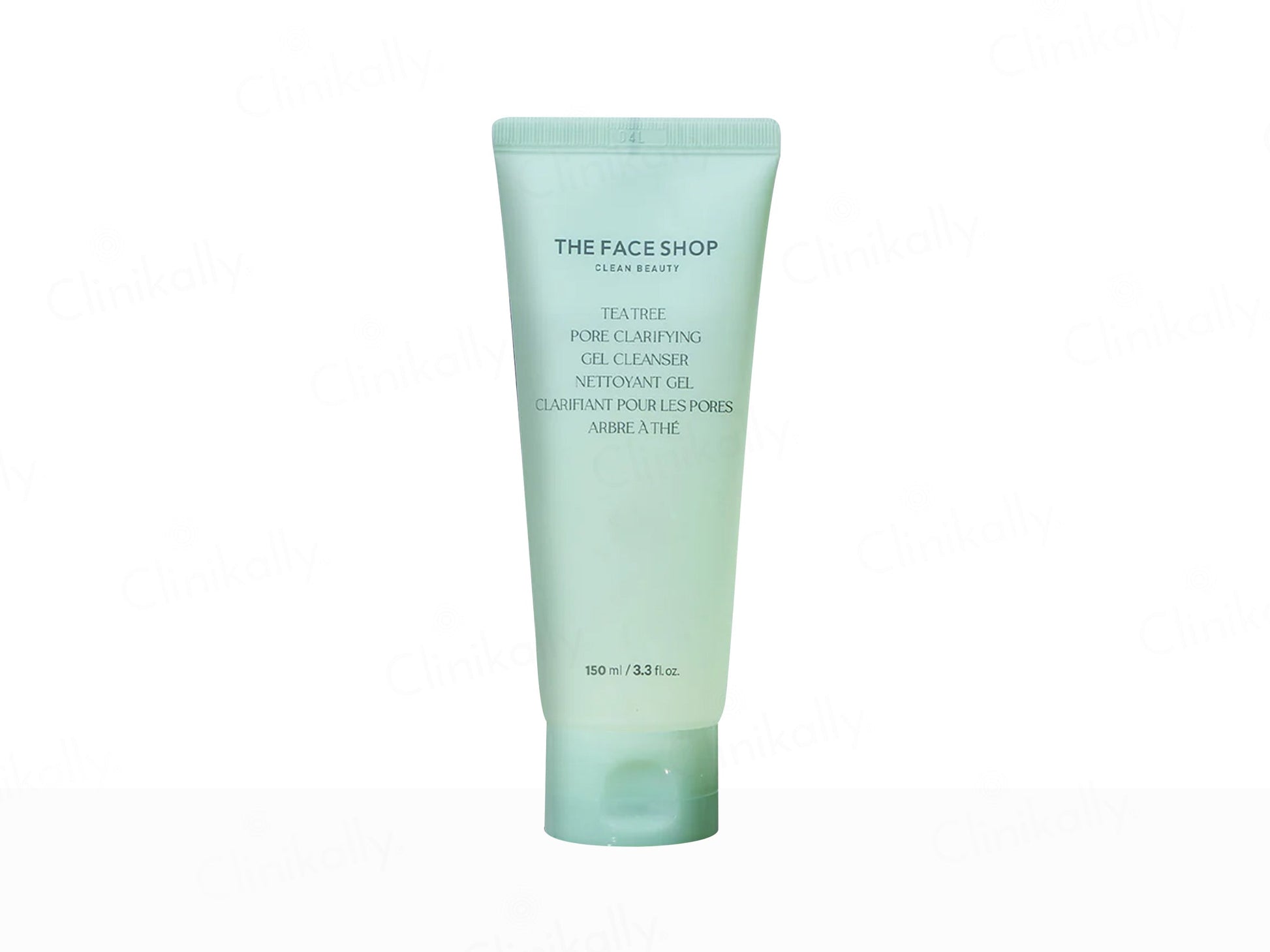 Tube of The Face Shop Tea Tree Pore Clarifying Gel Cleanser on a white background