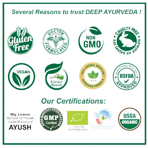 Deep Ayurveda Urocare 500mg Veg Capsules