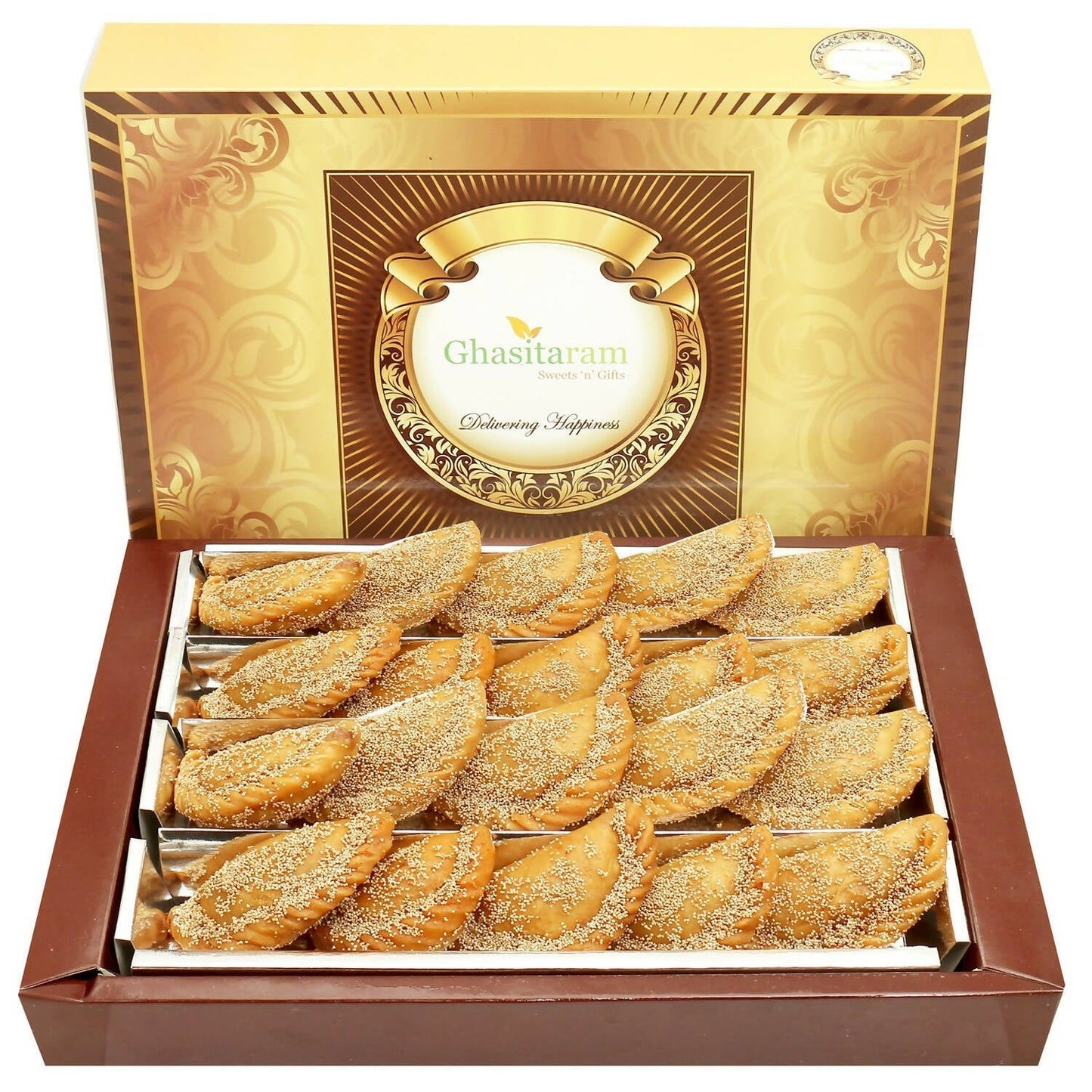 Ghasitaram Holi Sweets - Roasted Khus Khus Gujiya