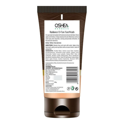 Oshea Herbals Radiance D-Tan Face Wash