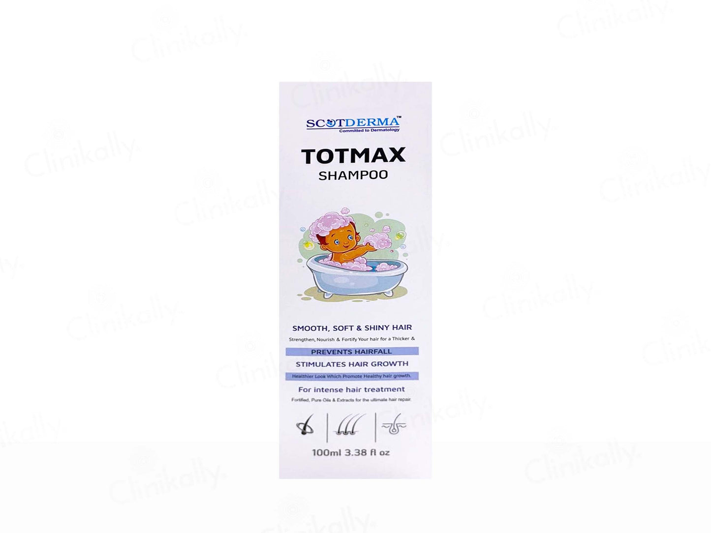 Scotderma Totmax Shampoo packaging on a white background