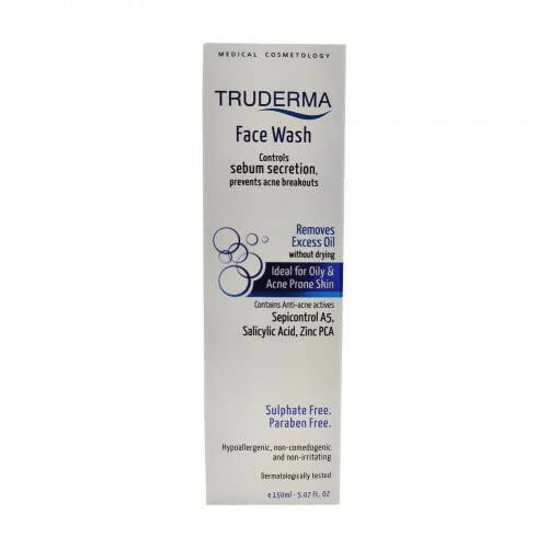 Truderma Face Wash packaging on a white background