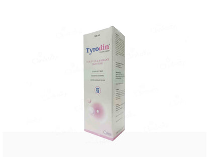 Tyrodin box on a white background