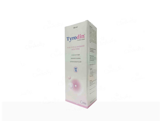 Tyrodin box on a white background