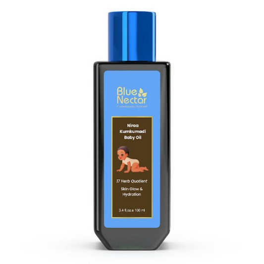 Blue Nectar Baby Oil with Pure Kumkumadi Oil