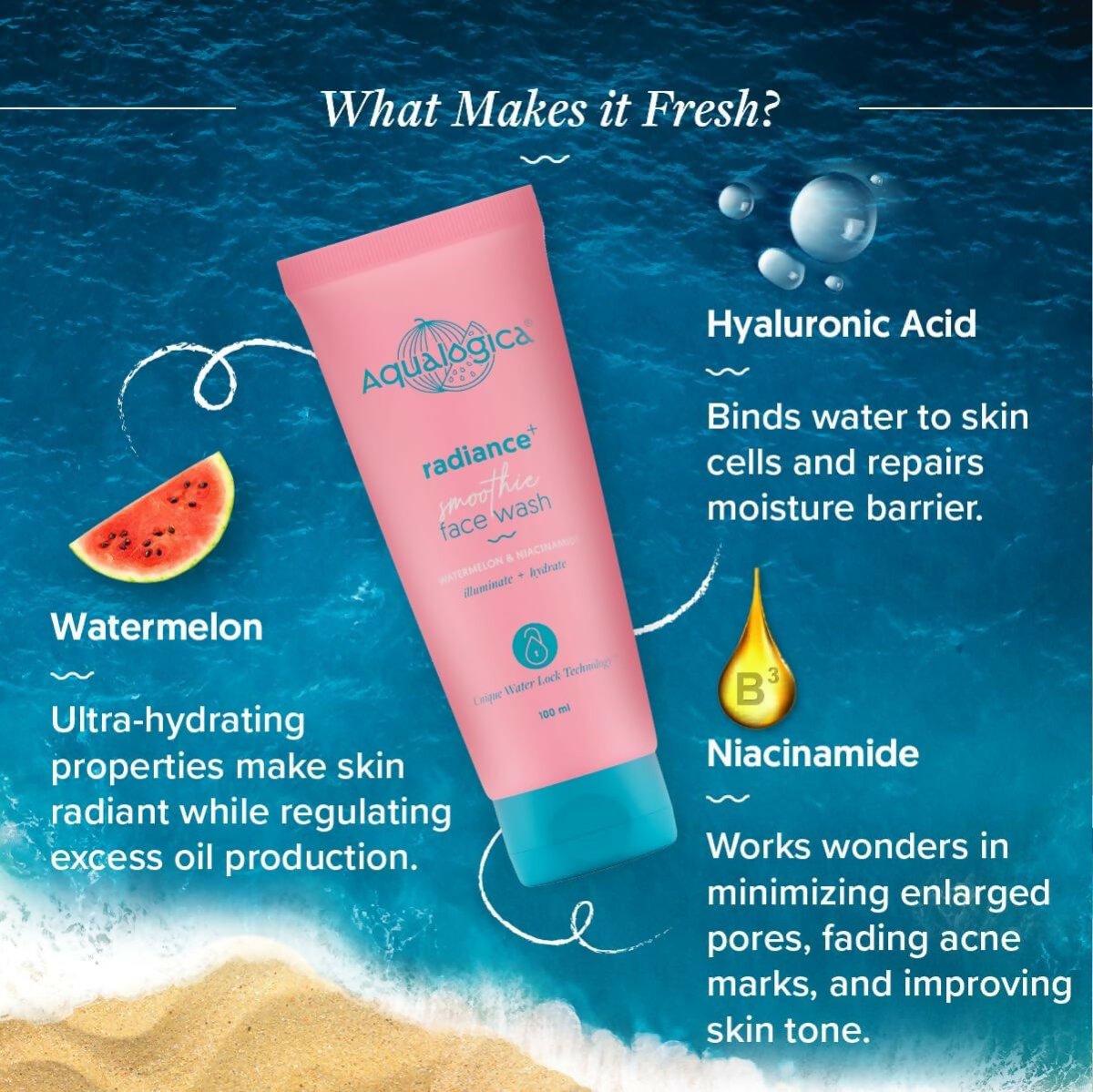 Aqualogica Radiance+ Cleanse & Protect Combo