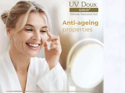 UV Doux Gold Silicone Sunscreen Gel SPF 50 PA+++