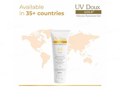 UV Doux Gold Silicone Sunscreen Gel SPF 50 PA+++