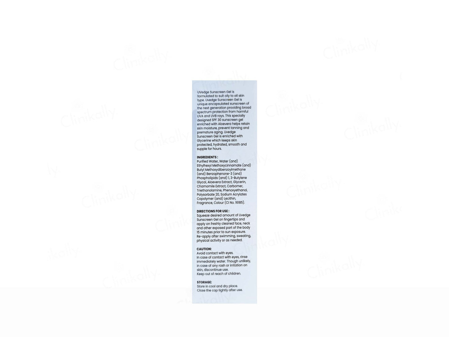 UVedge Sunscreen Gel SPF 30