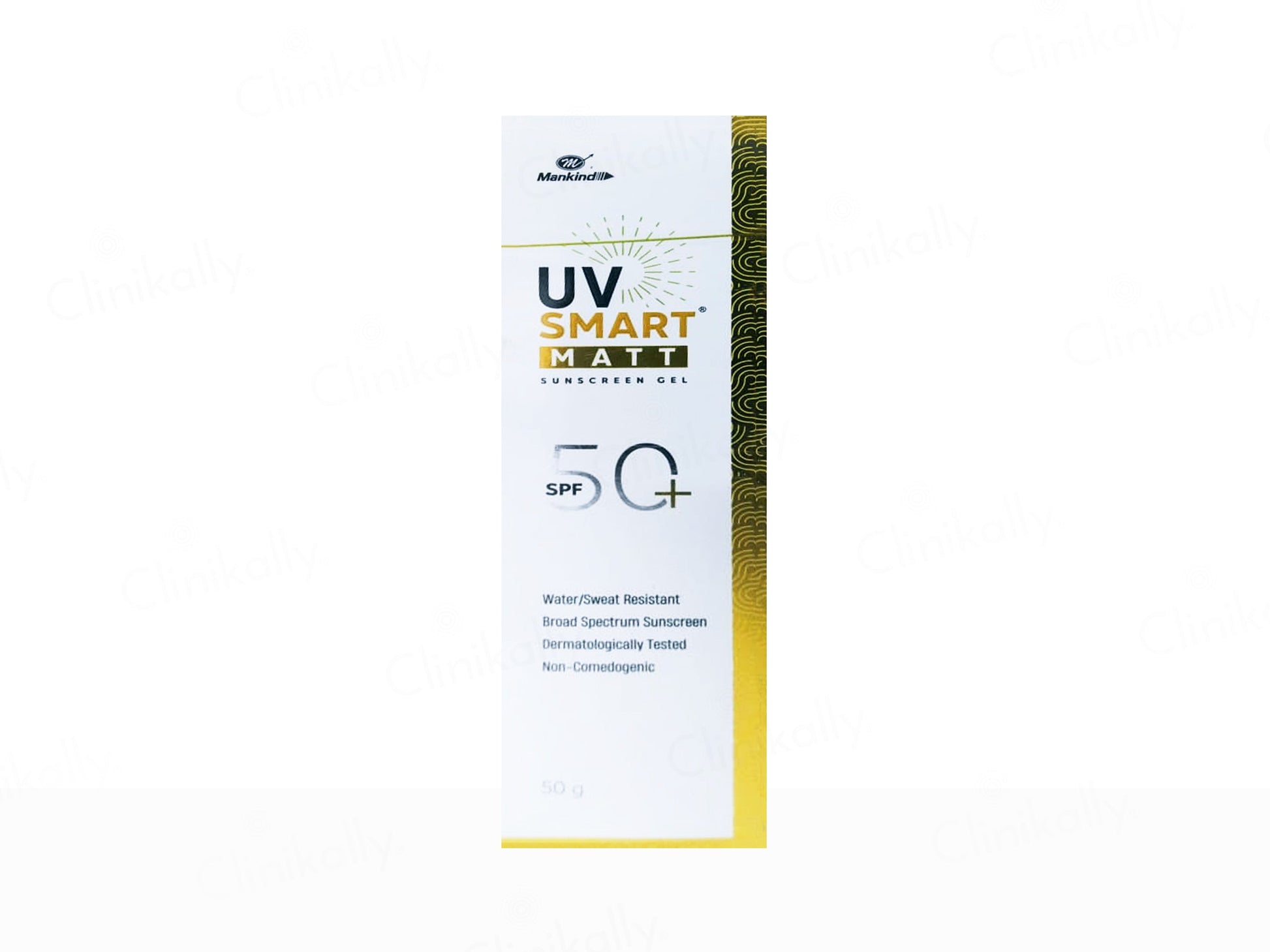 UV Smart Matt sunscreen gel packaging on a white background