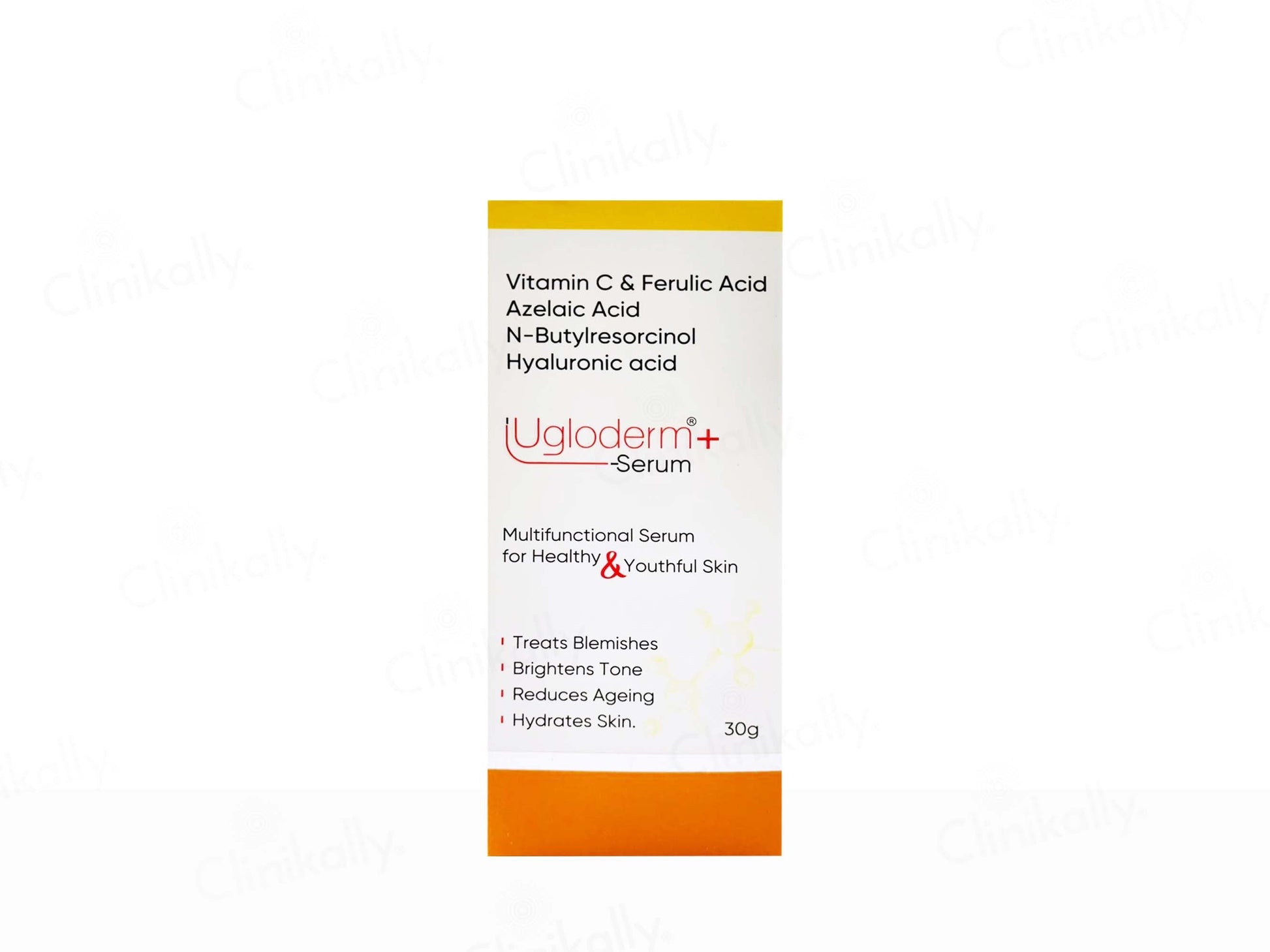 Ugloderm+ serum packaging on a white background