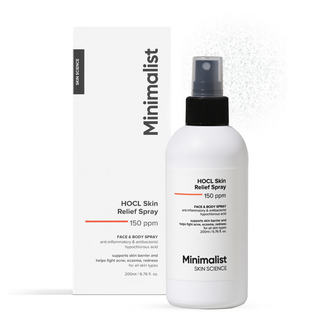 Minimalist HOCL Skin Relief Spray 150 PPM Face & Body Spray