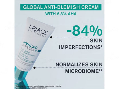 Uriage Hyseac 3-Regul+ Anti-Blemish Global Care