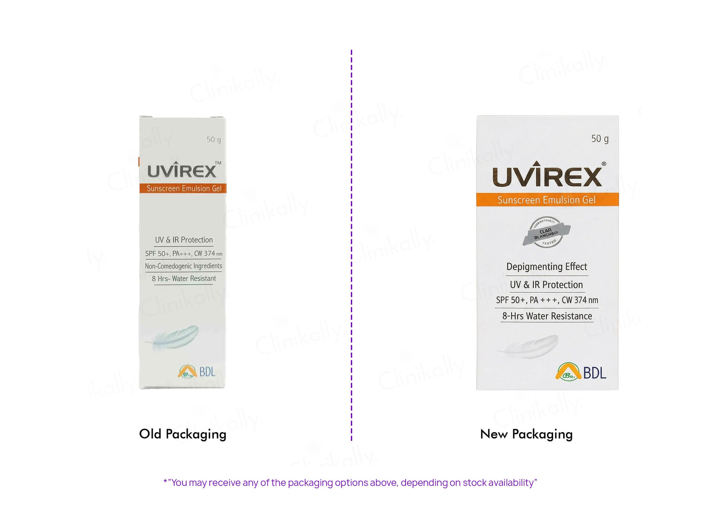 Uvirex Sunscreen Emulsion Gel SPF 50+
