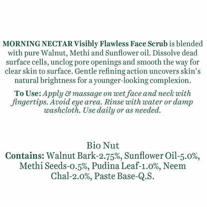 Biotique Advanced Ayurveda Bio Morning Nectar Visibly Flawless Face Scrub