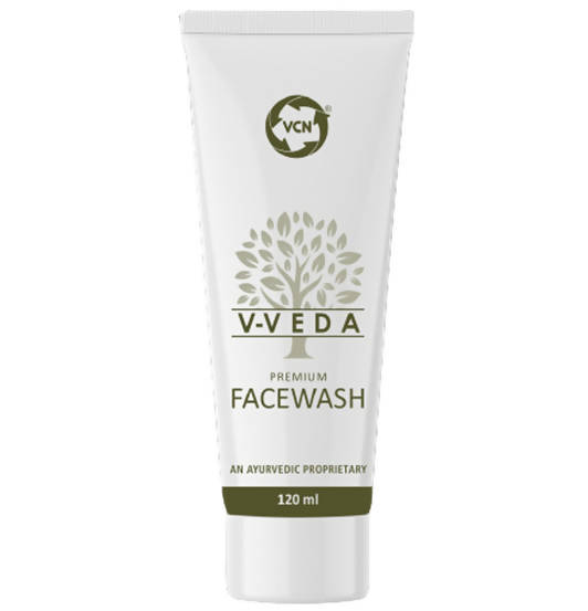 V-VEDA Premium Facewash tube on a white background